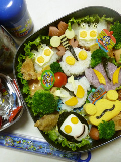 キャラ弁 ウルトラマンと怪獣弁当-レシピのメイン写真