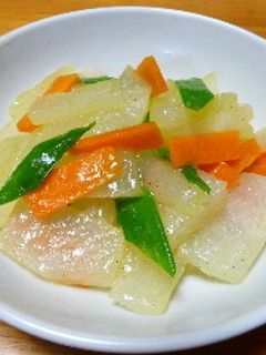冬瓜と人参の炒め物-レシピのメイン写真