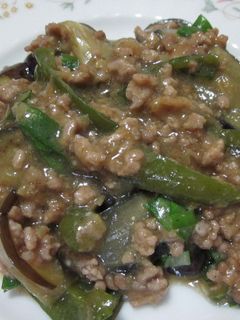 なすとひき肉のみそ炒め-レシピのメイン写真