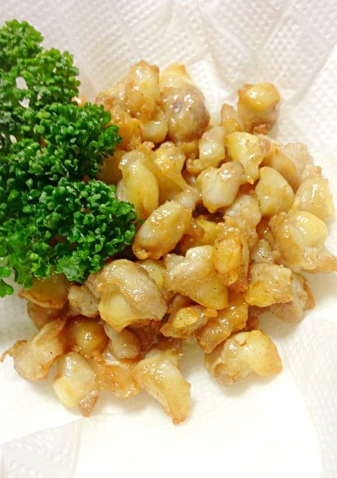 ノンフライヤーで激ウマ！鶏軟骨の素揚げ♪-レシピのメイン写真