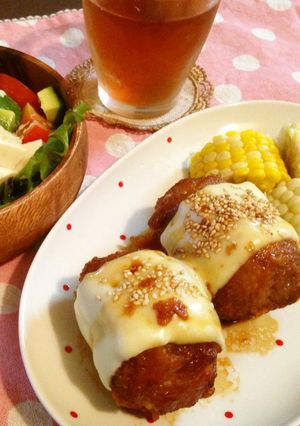 簡単♡肉巻きおにぎり-レシピのメイン写真