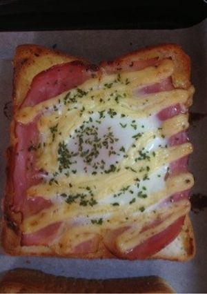 ベーコンエッグトースト-レシピのメイン写真