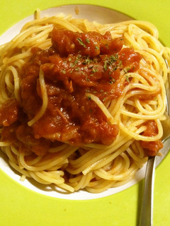 トマトソーススパゲッティ-レシピのメイン写真