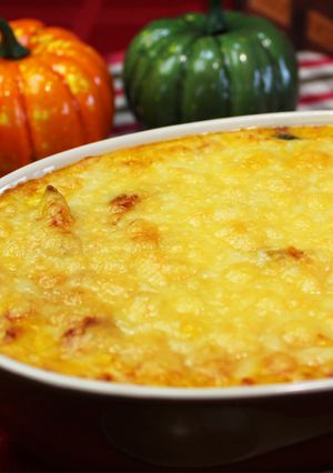 ハロウィンに⭐かぼちゃのチキングラタン♪-レシピのメイン写真