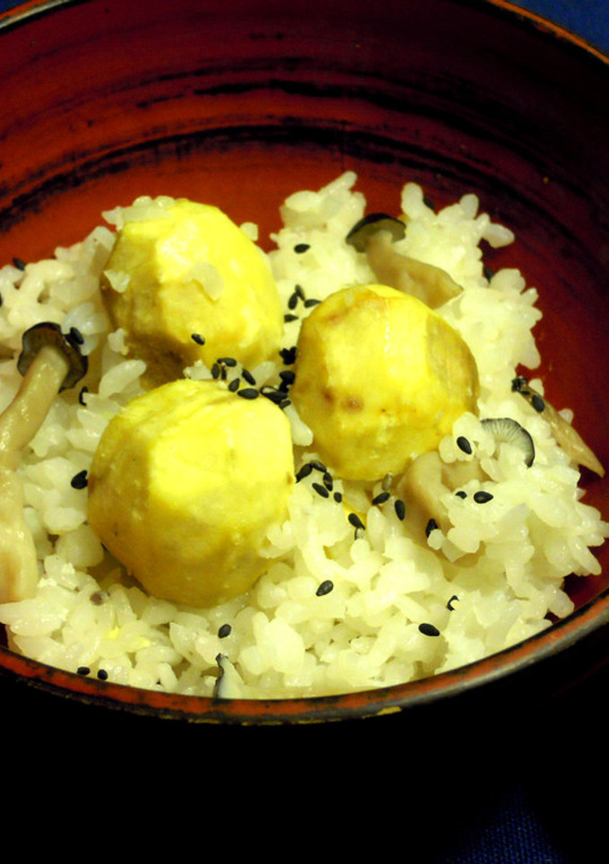 栗としめじの炊き込みご飯-レシピのメイン写真