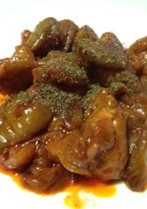 簡単すぎ！ナスと鶏肉煮-レシピのメイン写真