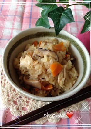 優しいお味でほっこり♪私のおこわ♡-レシピのメイン写真