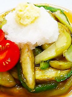 つるつる茄子のみぞれがけ-レシピのメイン写真