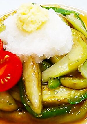 つるつる茄子のみぞれがけ-レシピのメイン写真