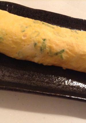 我が家のねぎ入りふんわりたまご焼き-レシピのメイン写真