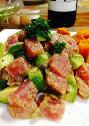 ＊マグロとアボカドのケッパーソース＊-レシピのメイン写真