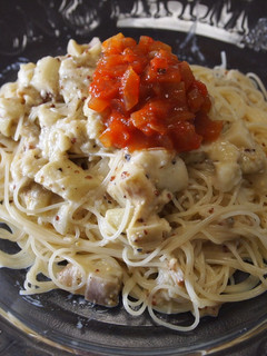 焼きなすの冷製パスタ-レシピのメイン写真