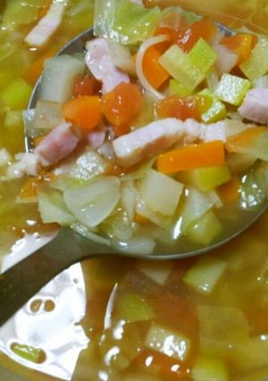 野菜たっぷりスープ☆ミネストローネ-レシピのメイン写真