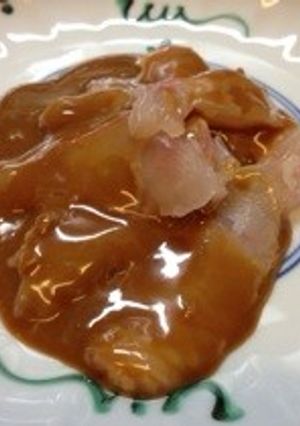 築地 秋 その4三重の朝〆真鯛胡麻だれ-レシピのメイン写真