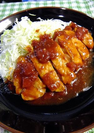 簡単！ふわふわトンテキ☆トマトソース-レシピのメイン写真