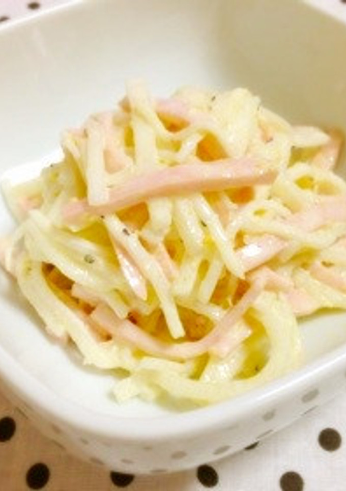 簡単☆大根と魚ニソのゴママヨサラダ-レシピのメイン写真