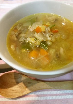 野菜とレンズ豆の食べるスープ-レシピのメイン写真