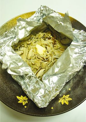 ツナ缶deきのこのホイル焼き-レシピのメイン写真