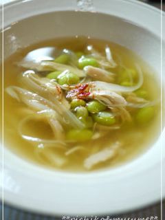 鶏ささみのスープ-レシピのメイン写真