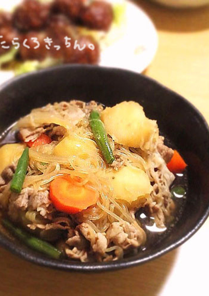 簡単♬うちの無水肉じゃが-レシピのメイン写真
