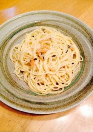 簡単！お茶漬け海苔で明太子パスタ-レシピのメイン写真
