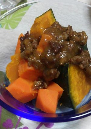簡単☆南瓜と人参のカレー風味-レシピのメイン写真