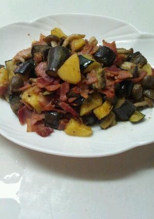 夏野菜のコロコロ炒め-レシピのメイン写真