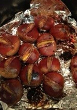 ストウブ鍋で「焼き栗」-レシピのメイン写真