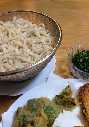 |・) 衝動的に作った初めてのざるうどん-レシピのメイン写真