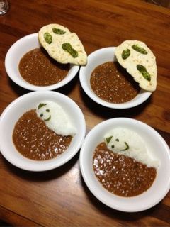 ハロウィンver.☆キーマカレー-レシピのメイン写真