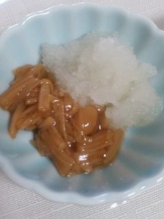 なめたけ♡おろし-レシピのメイン写真
