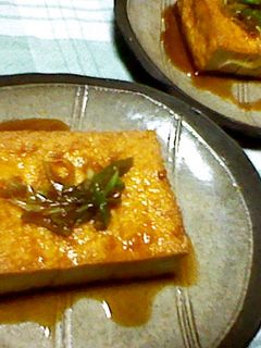 +もう1品・ピリっと甘辛♪厚揚げステーキ-レシピのメイン写真