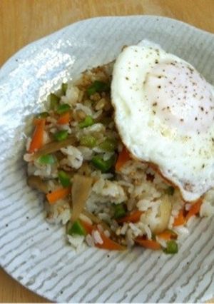 もりもり牛蒡の炒めないチャーハン＊＊＊-レシピのメイン写真