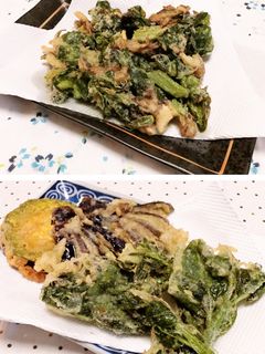 つるむらさきのかき揚げ♪-レシピのメイン写真