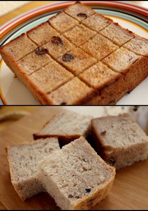 ゆであずき缶で♪あずきミルク食パン-レシピのメイン写真