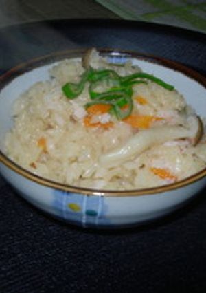 カニ缶で炊き込みご飯-レシピのメイン写真