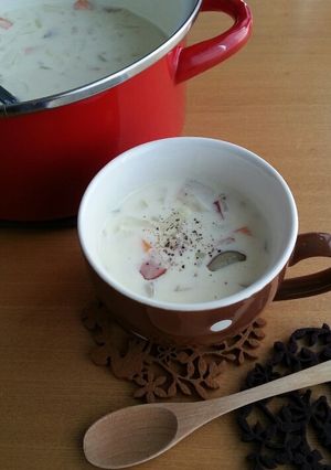 具だくさんクリームスープ-レシピのメイン写真