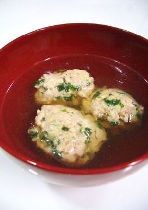 鶏肉のつくね汁-レシピのメイン写真