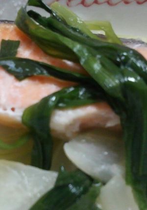 レンジでチン☆鮭蒸しポン酢-レシピのメイン写真