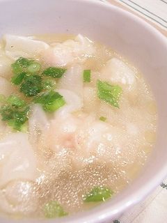シンプル~な♪海老ワンタンスープ-レシピのメイン写真