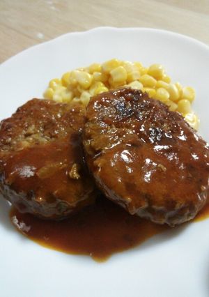 高野豆腐で節約ボリューム煮込みハンバーグ-レシピのメイン写真