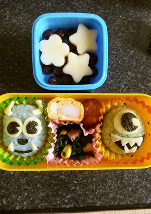 簡単　キャラ弁　モンスターズインク-レシピのメイン写真