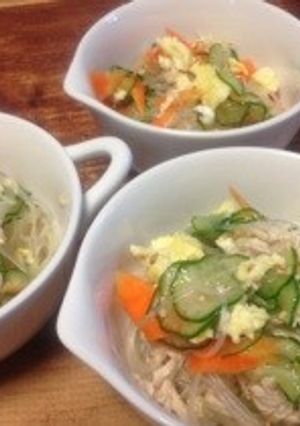 春雨の中華サラダの配合〜惣菜屋さん！-レシピのメイン写真