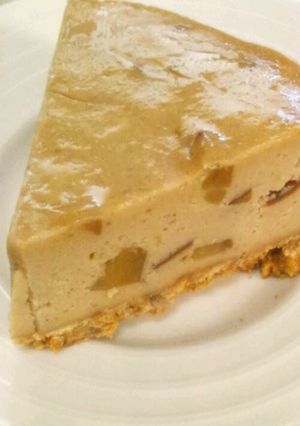 栗た~っぷり☆濃厚ベイクドチーズケーキ-レシピのメイン写真
