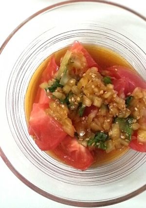 簡単美味しい！トマトの中華サラダ-レシピのメイン写真