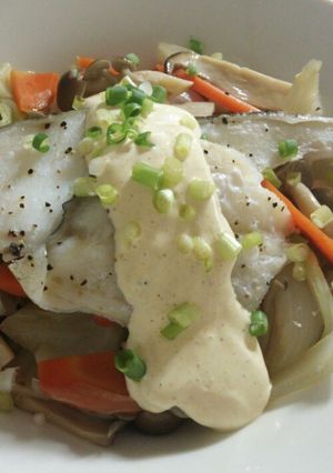 ★たらの蒸し焼き～カレーマヨソース～★-レシピのメイン写真