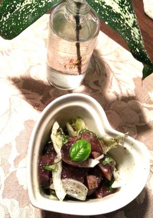 鰹のたたきアレンジ〜カルパッチョ〜-レシピのメイン写真