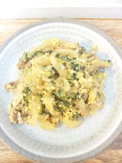 ゴーヤの味噌炒め-レシピのメイン写真