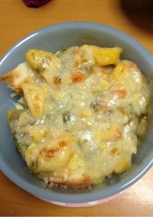 あまったシチューで☆パングラタン♪-レシピのメイン写真