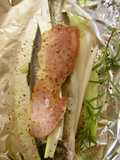 ニジマスのねぎベーコン香草☆ホイル焼き